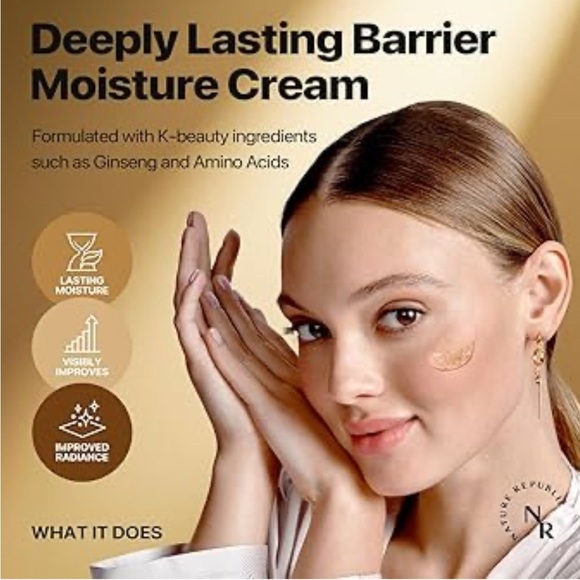 NATURE REPUBLIC GINSING GOLD SILK WATERY CREAM - Picture 4 of 9